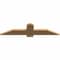 Ekena Millwork Eugene Smooth Timber Gable Bracket, Western Red Cedar, 48"W x 12"H x 1 1/2"D x 5 1/2"F, 6/12 Pitch GBW048X12X0206EUG00SWR - alternate 2